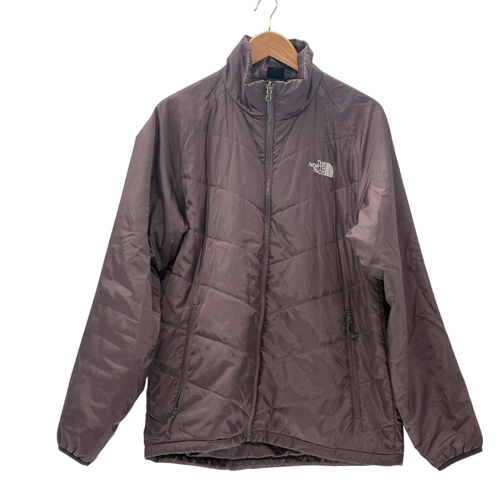 The North Face Puffer Jacket Men Size‎ Large Gray Purple Lightweight